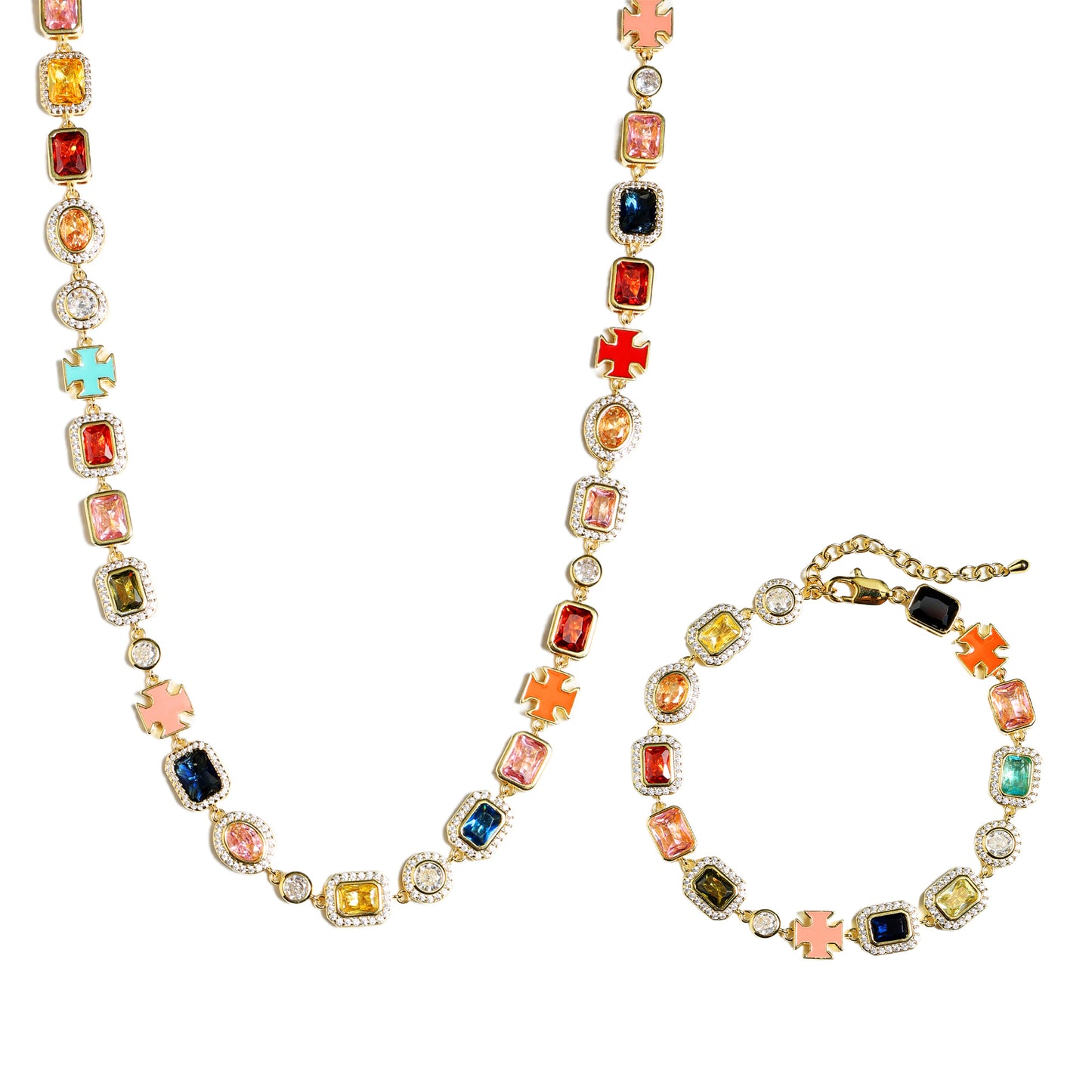 Solstice Gemstone Anklet