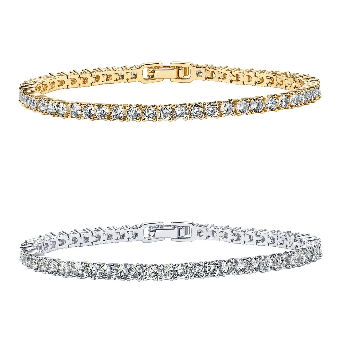 3mm CZ Tennis Bracelet for Women Classic Cubic Zirconia Eternity Bracelet
