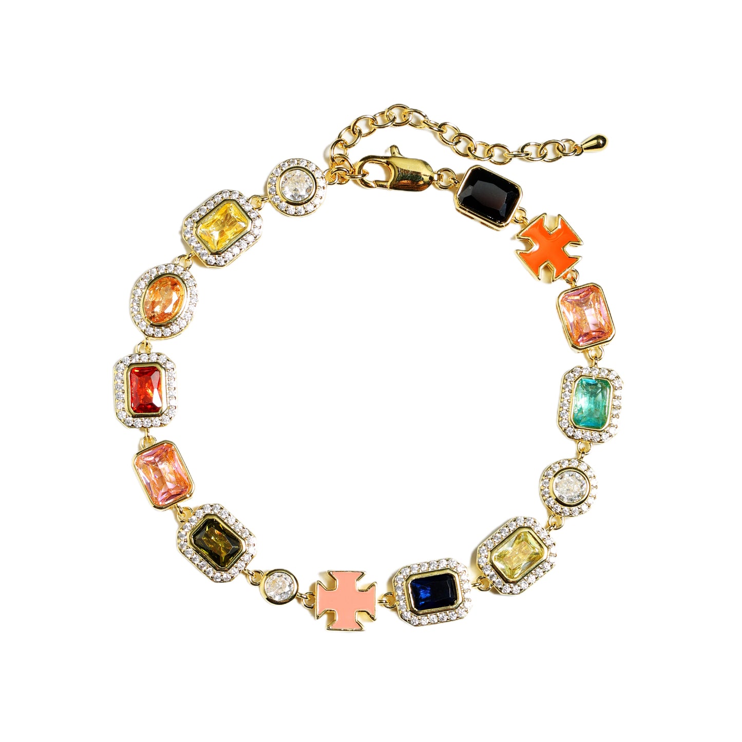 Solstice Gemstone Anklet