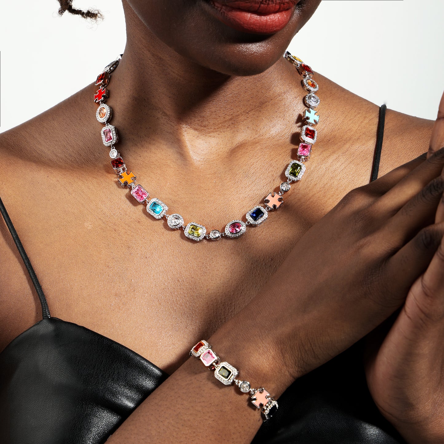 Gold Solstice Gemstone Necklace (Unisex)