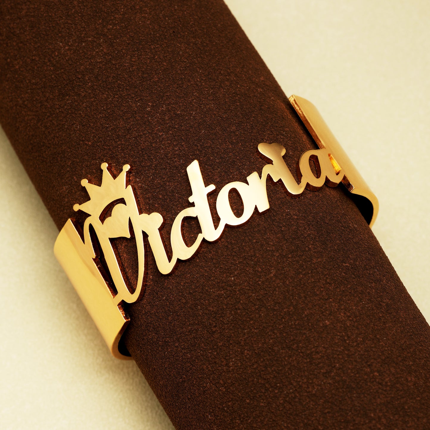 Crown Name Bracelet