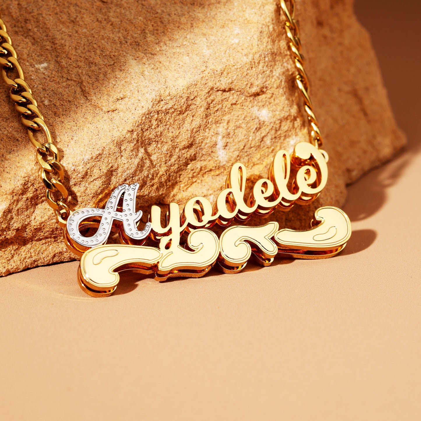 Vintage Style Name Necklace