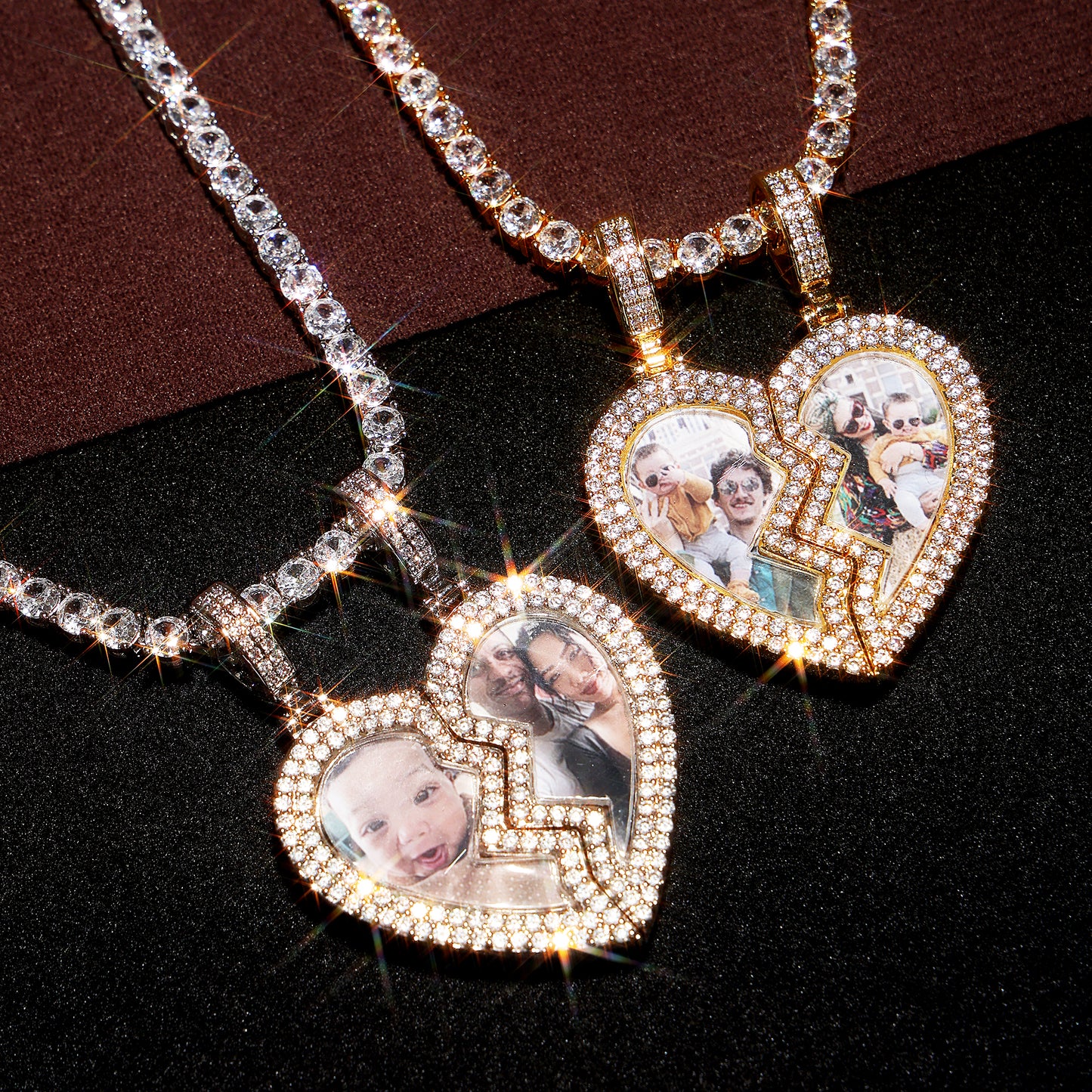 Double Heart Interlocking Pendant