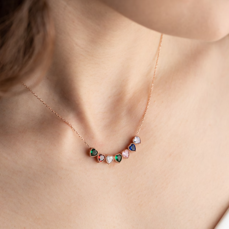 Personalized Birthstone Charms - Design your Necklace