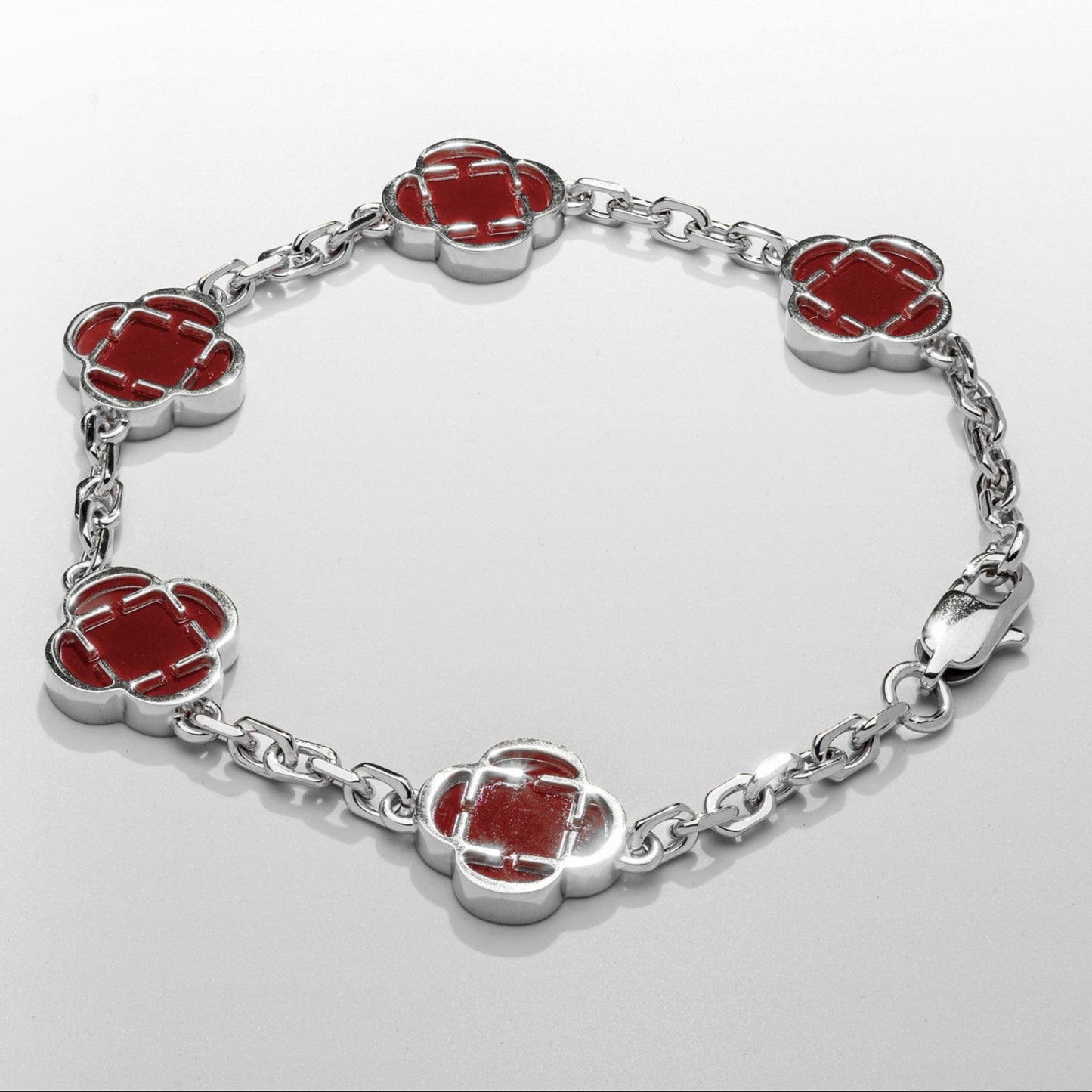 Red Coral Gemstone Bracelet