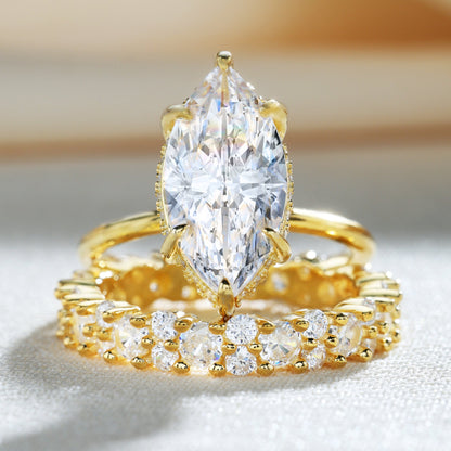 Special Marquise Cut Ring Set