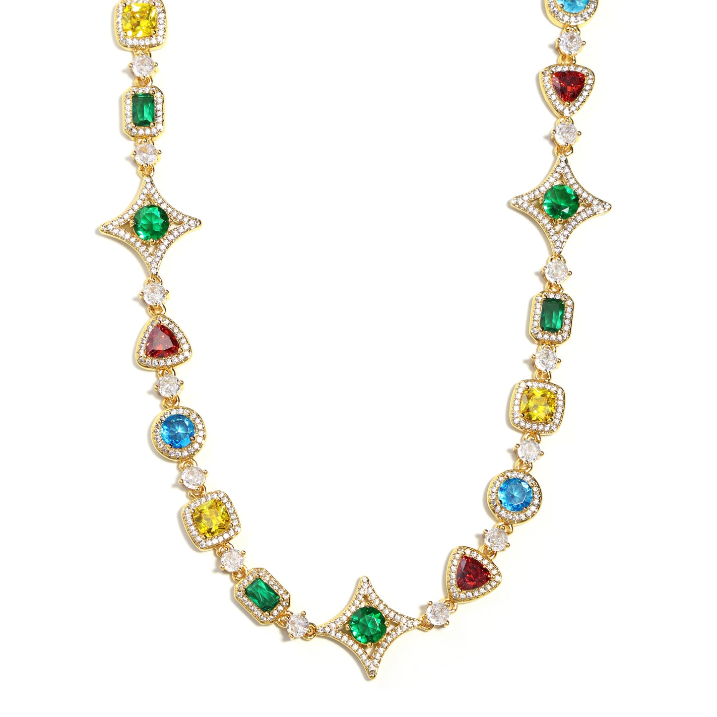 Ice Out Multi-color Diamonds Bracelet