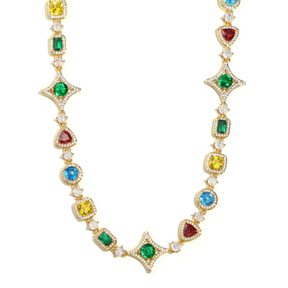 Ice Out Multi-color Diamonds Bracelet