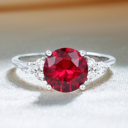 Lab Ruby Promise Ring