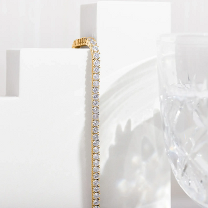 3mm CZ Tennis Bracelet for Women Classic Cubic Zirconia Eternity Bracelet