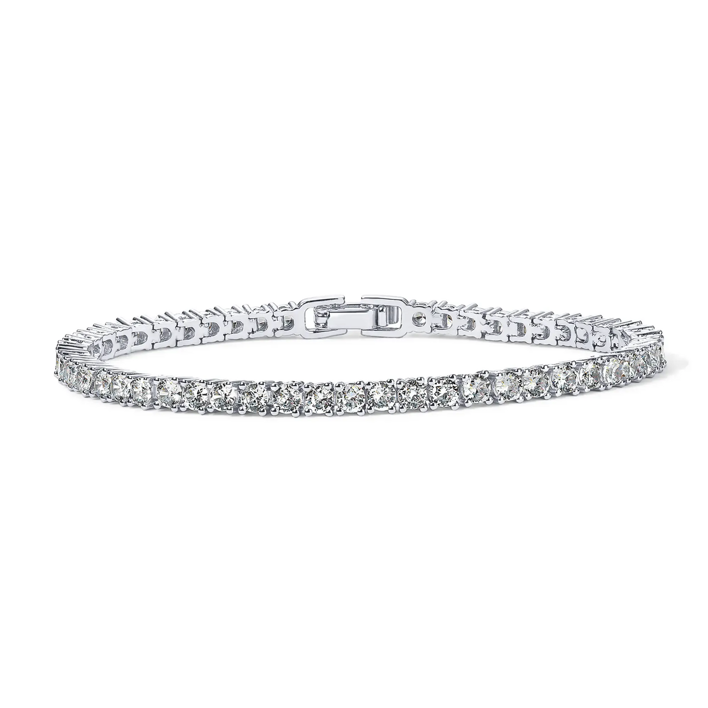 3mm CZ Tennis Bracelet for Women Classic Cubic Zirconia Eternity Bracelet