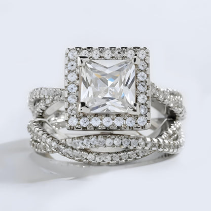 Silver Two-Piece Ring Set