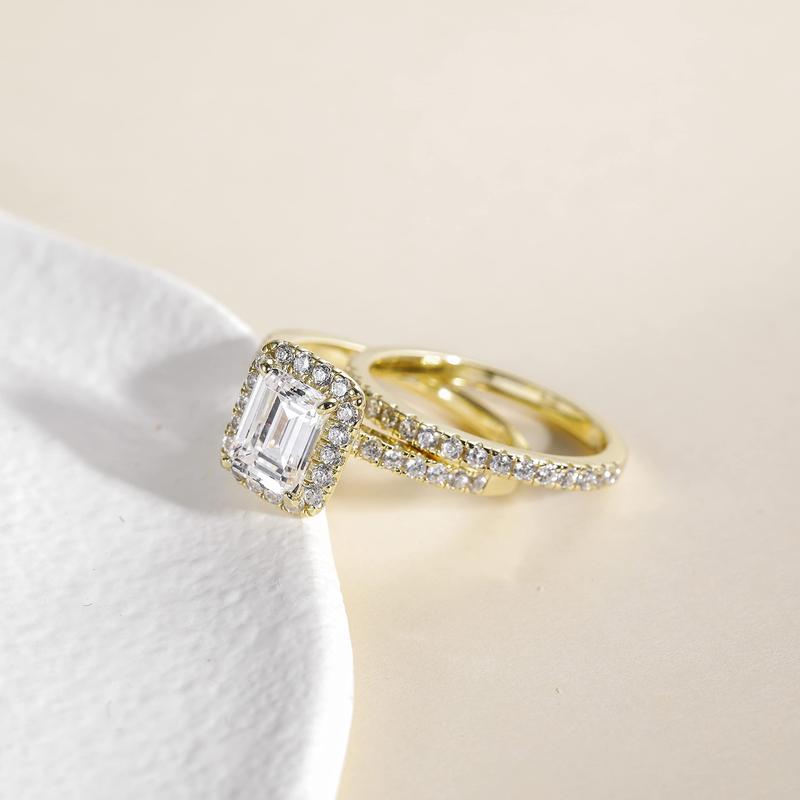 2CT Bridal Ring Set Engagement Rings