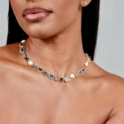 Blue Stone Solstice Bundle(Unisex Necklace ＆ Bracelet)