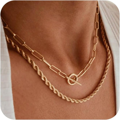 Double-Chain Style | Bold & Versatile Women's Statement Piece