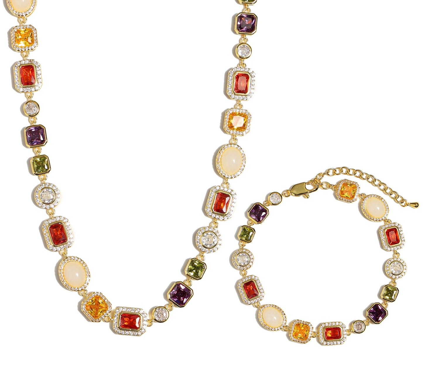 Charm Gemstone Necklace