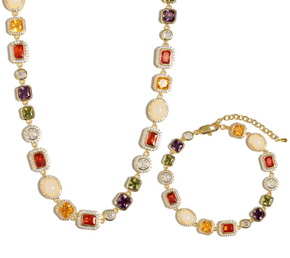 Charm Gemstone Necklace