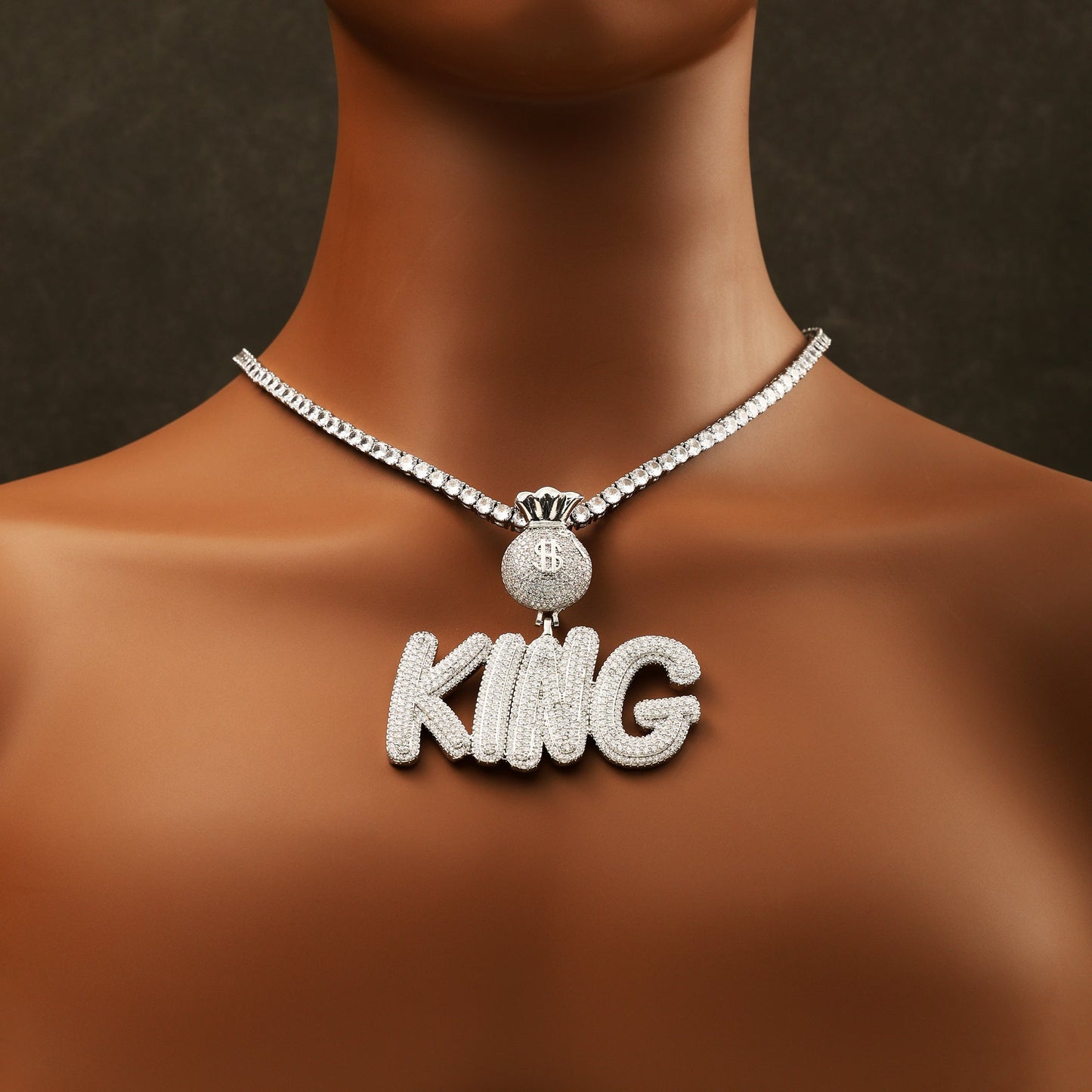 Custom Cursive Letter Name Necklace