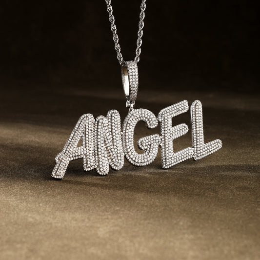 Custom Cursive Letter Name Necklace