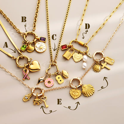DIY Customize Your Charm Necklace