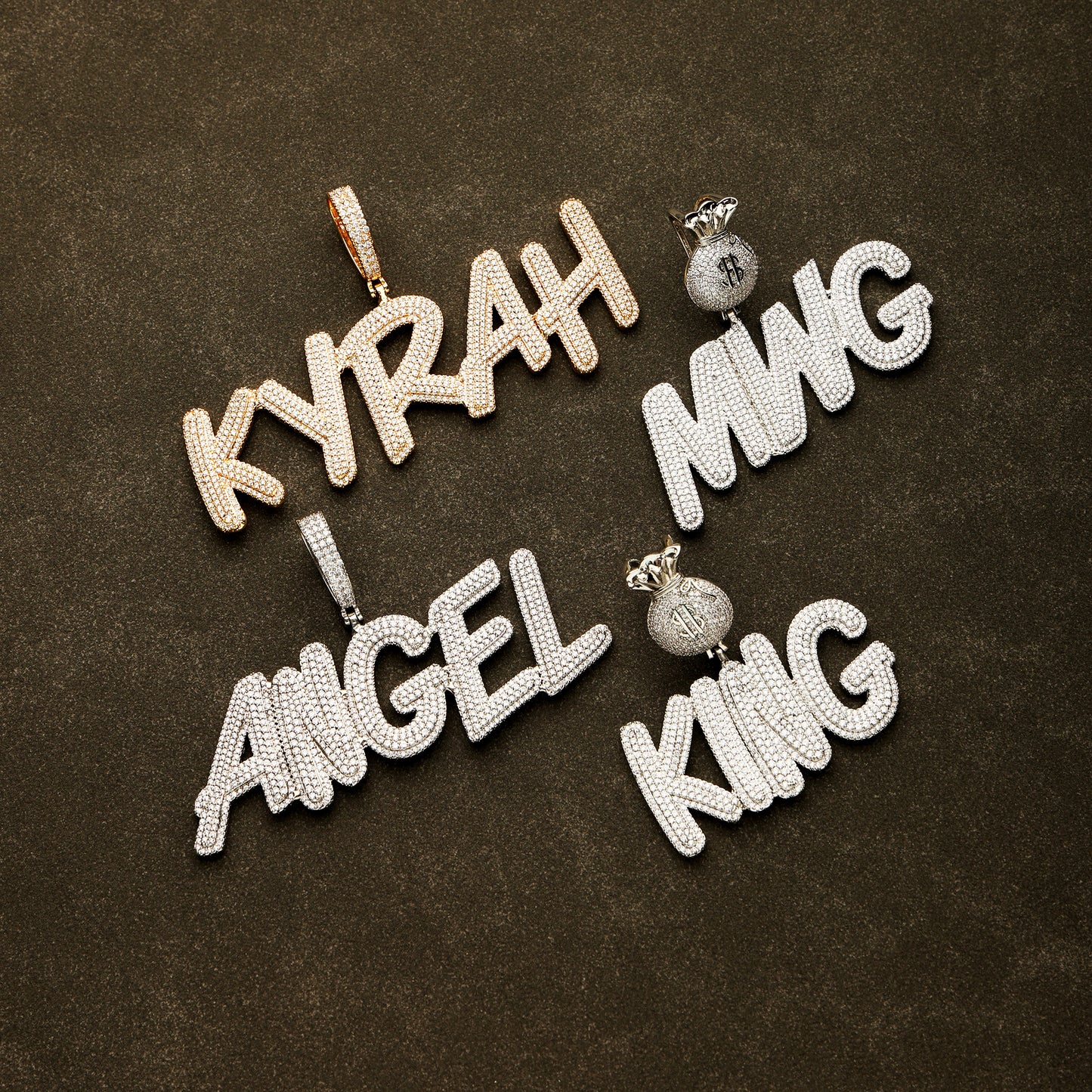 Custom Cursive Letter Name Necklace