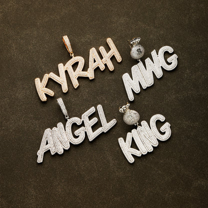 Custom Cursive Letter Name Necklace