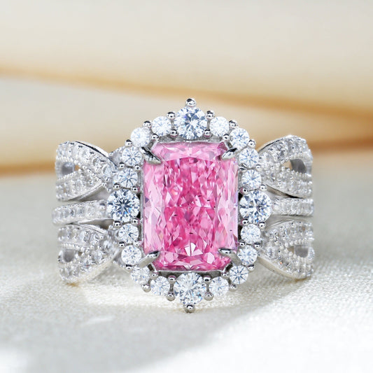 Interchangeable Halo Ring Set