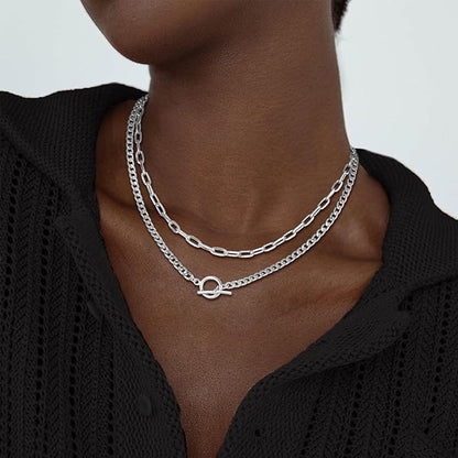 Double-Chain Style | Bold & Versatile Women's Statement Piece