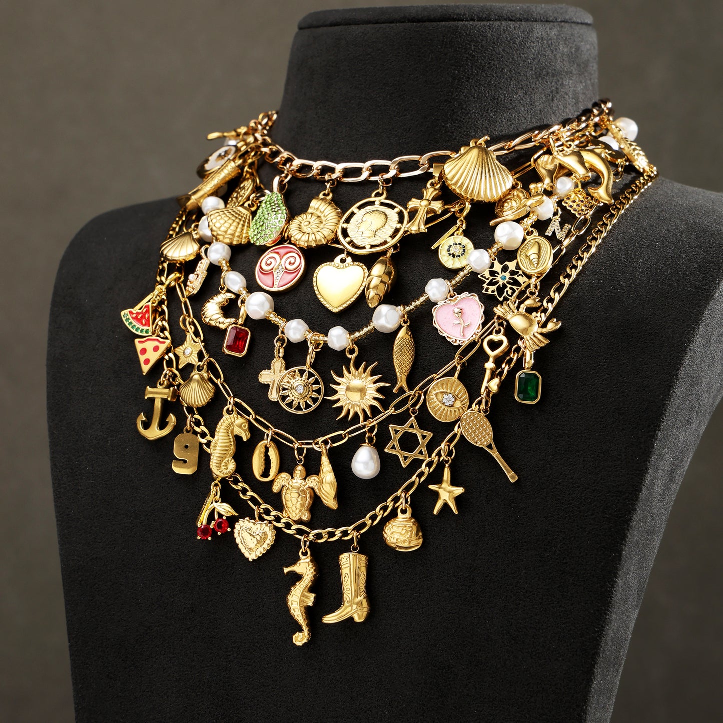 DIY Customize Your Charm Necklace