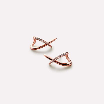 Minimalist Cubic Zirconia Diamond Earrings