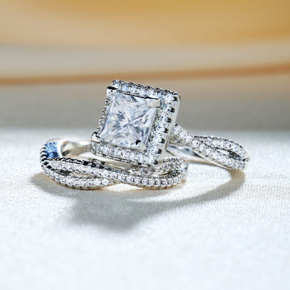 Silver Two-Piece Ring Set