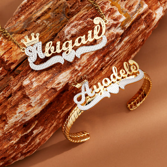Jade Bamboo Monarch Custom Name Set