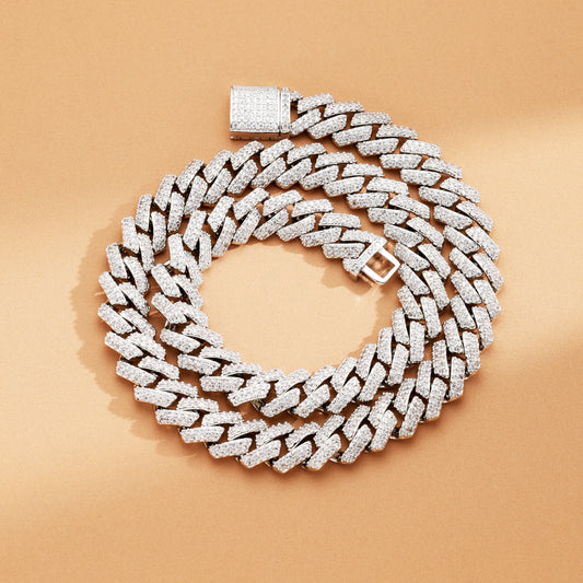 12MM Prong Cuban Link Chain