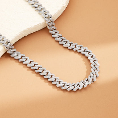 12MM Prong Cuban Link Chain