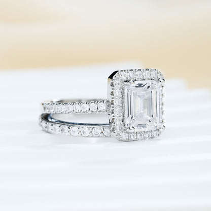 2CT Bridal Ring Set Engagement Rings