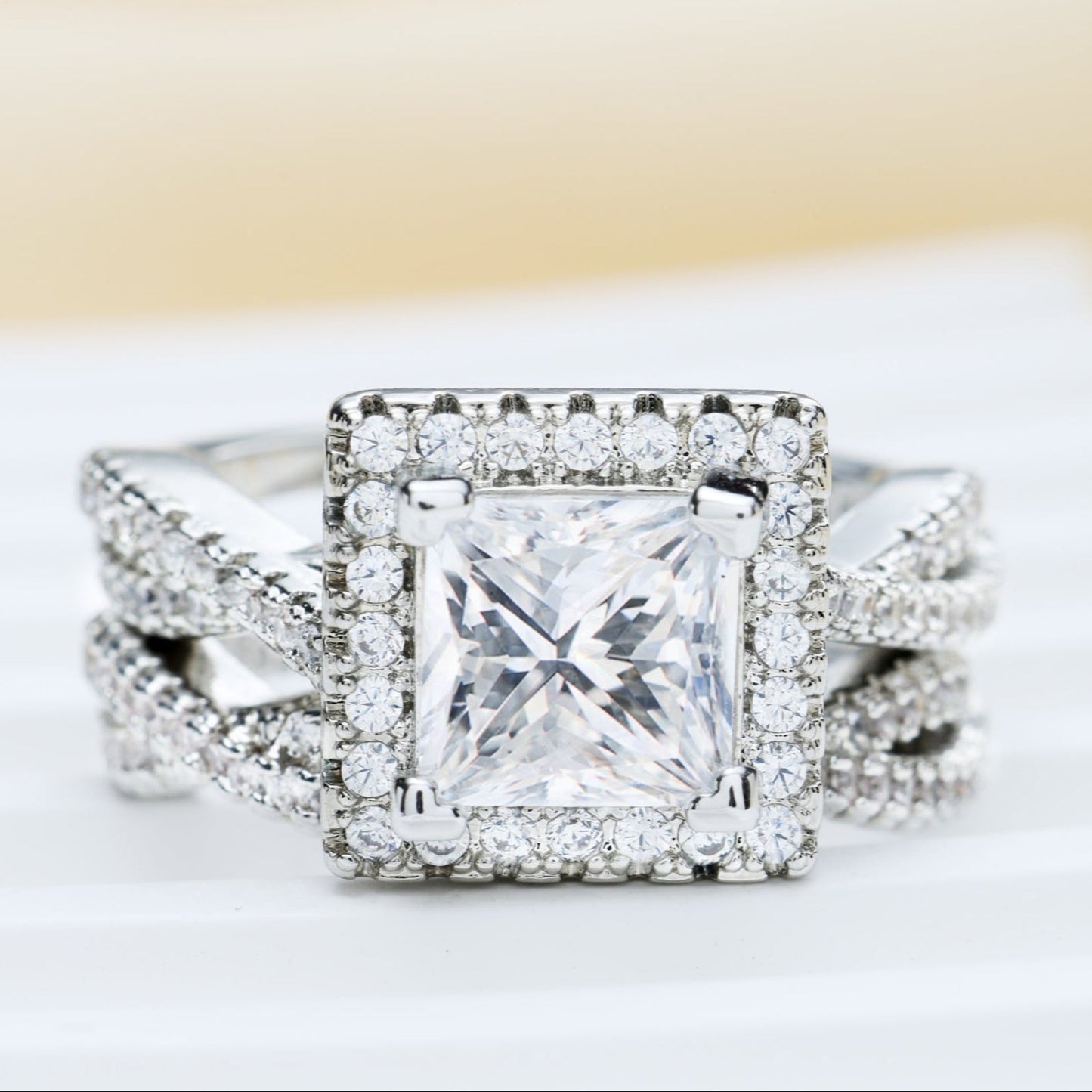 Silver Two-Piece Ring Set