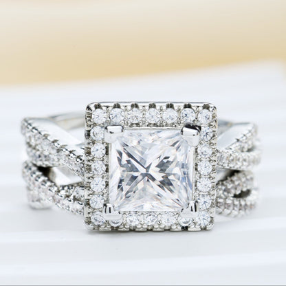 Silver Two-Piece Ring Set