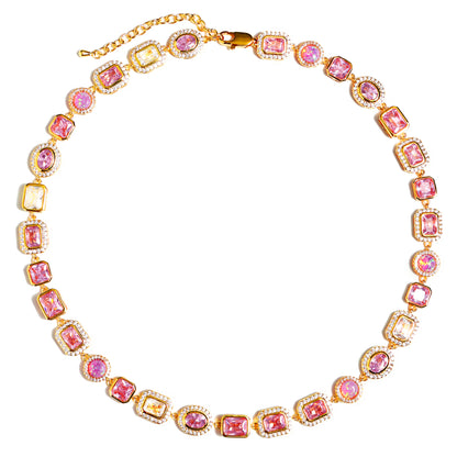 Amour Pink Solstice Gemstone Anklet