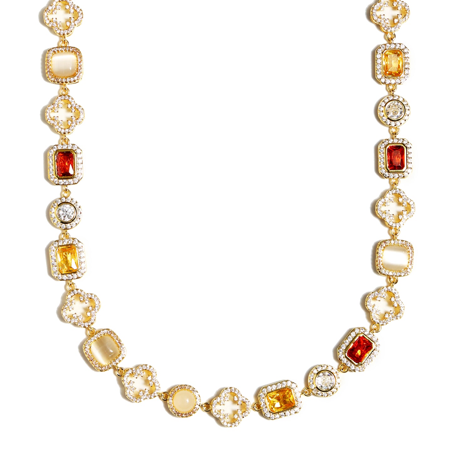 Iced Gemstone Bracelet