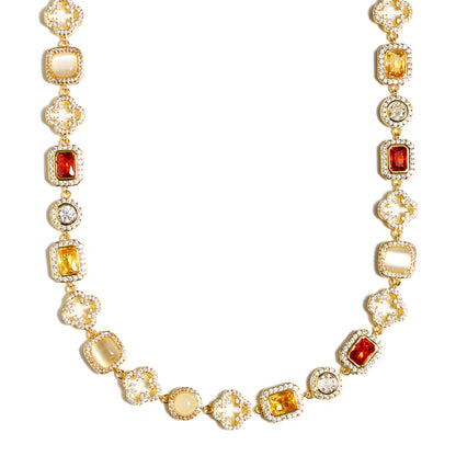 Iced Gemstone Bracelet