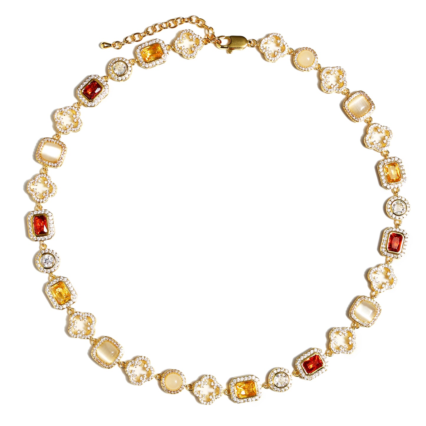 Iced Gemstone Bracelet