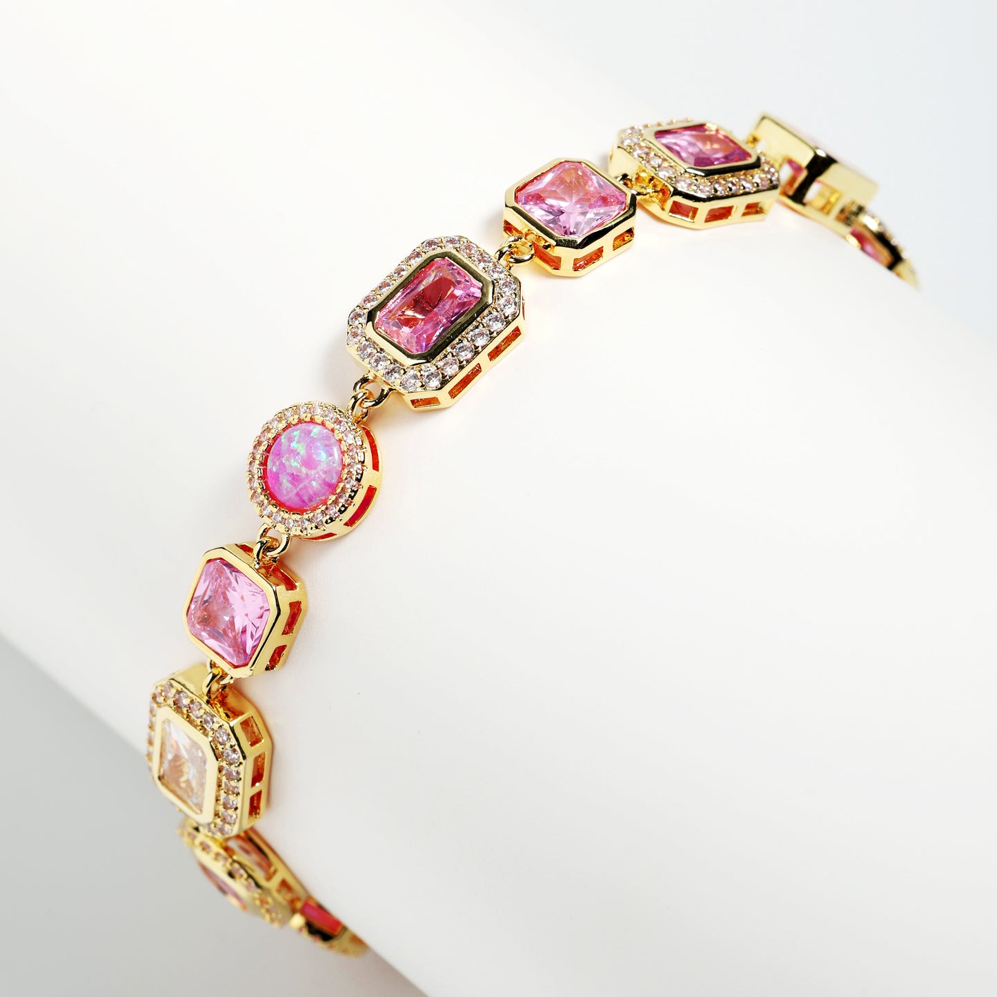 Amour Pink Solstice Gemstone Necklace Set