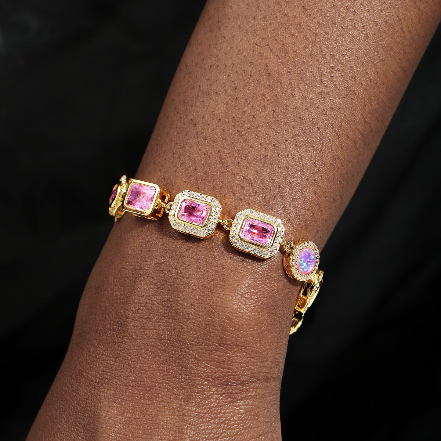 Amour Pink Solstice Gemstone Necklace Set
