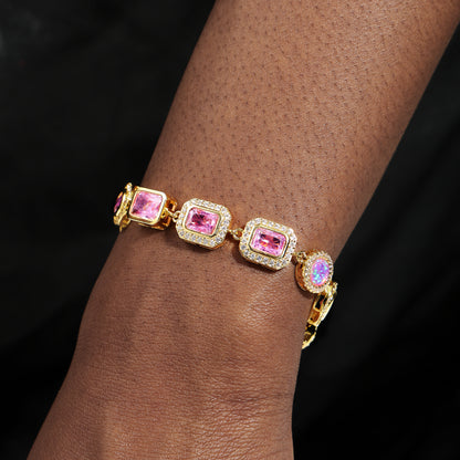 Amour Pink Solstice Gemstone Necklace Set