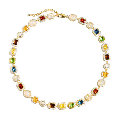 Motley Gemstone Bracelet