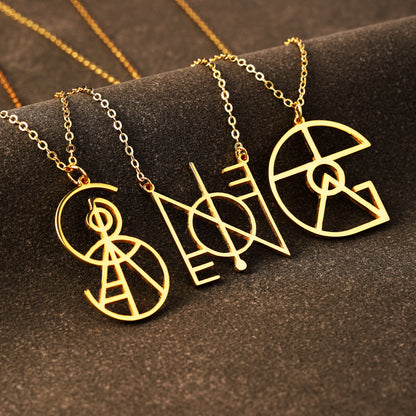 Unique Personalized Name Design Necklace