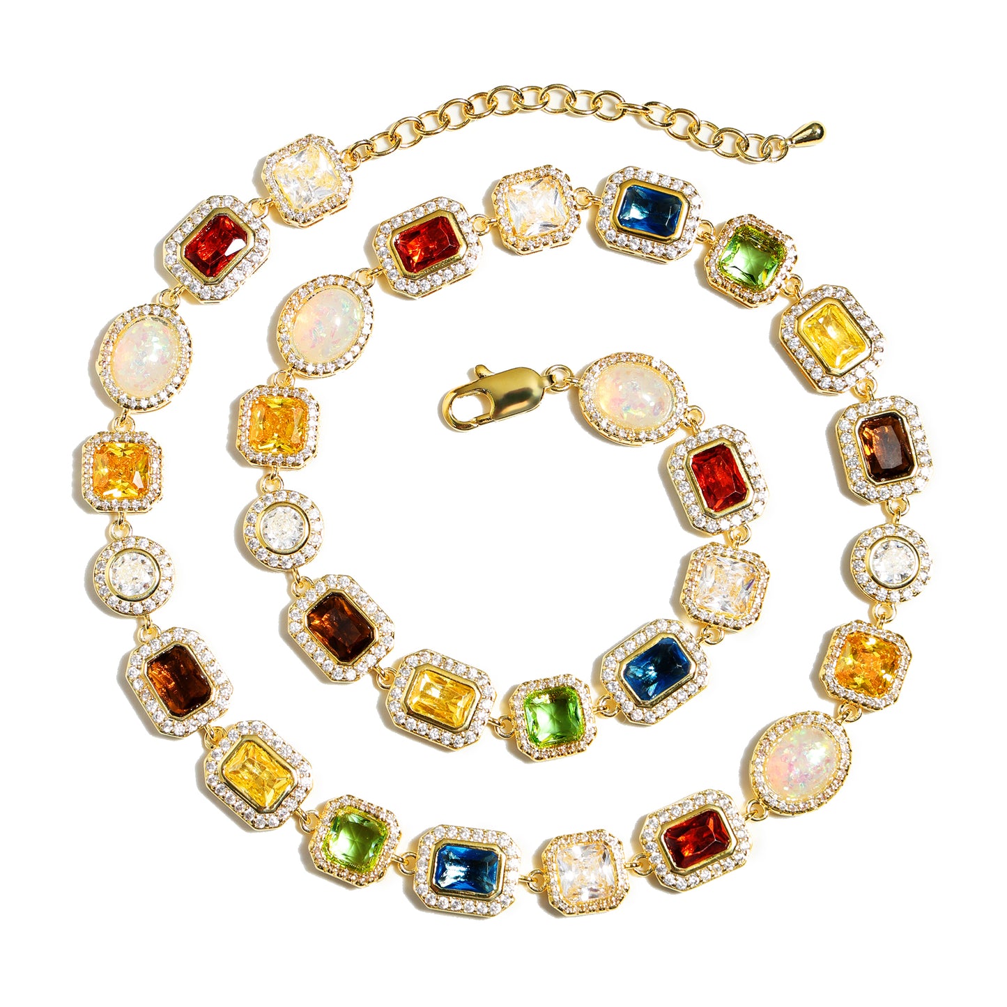 Motley Gemstone Bracelet