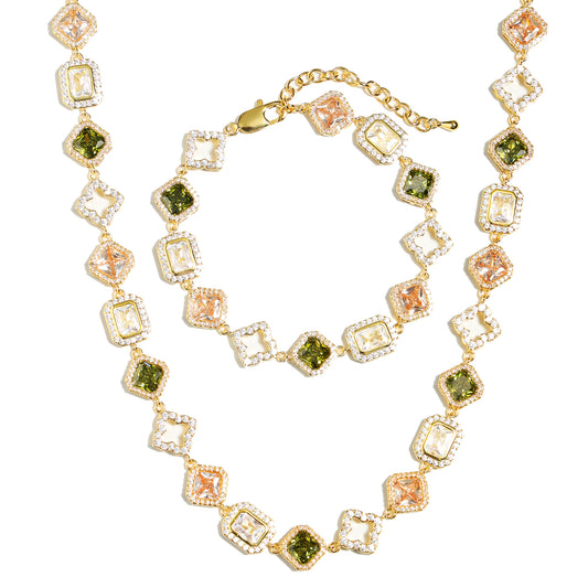 Fresh Harmony Gemstone Necklace