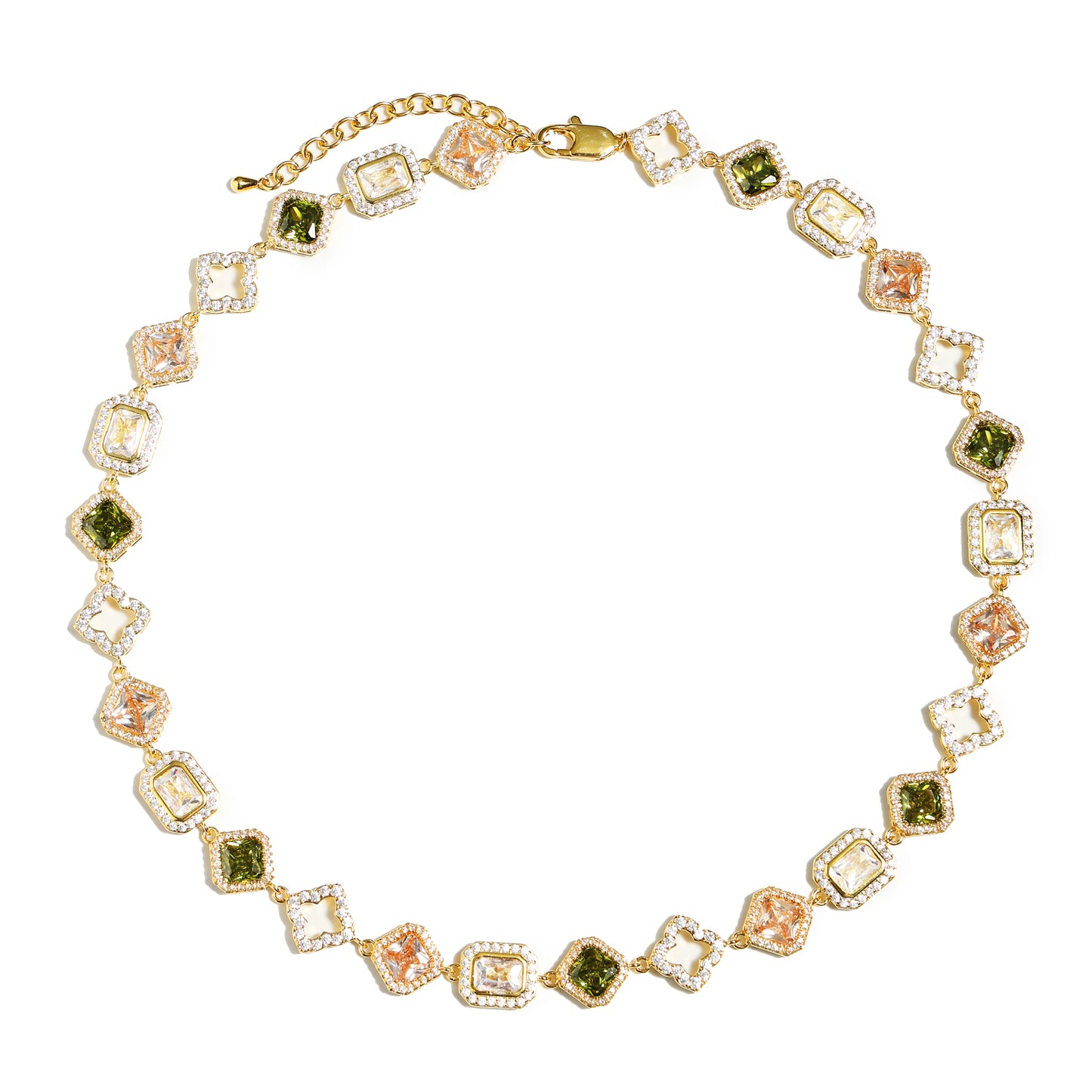 Fresh Harmony Gemstone Necklace