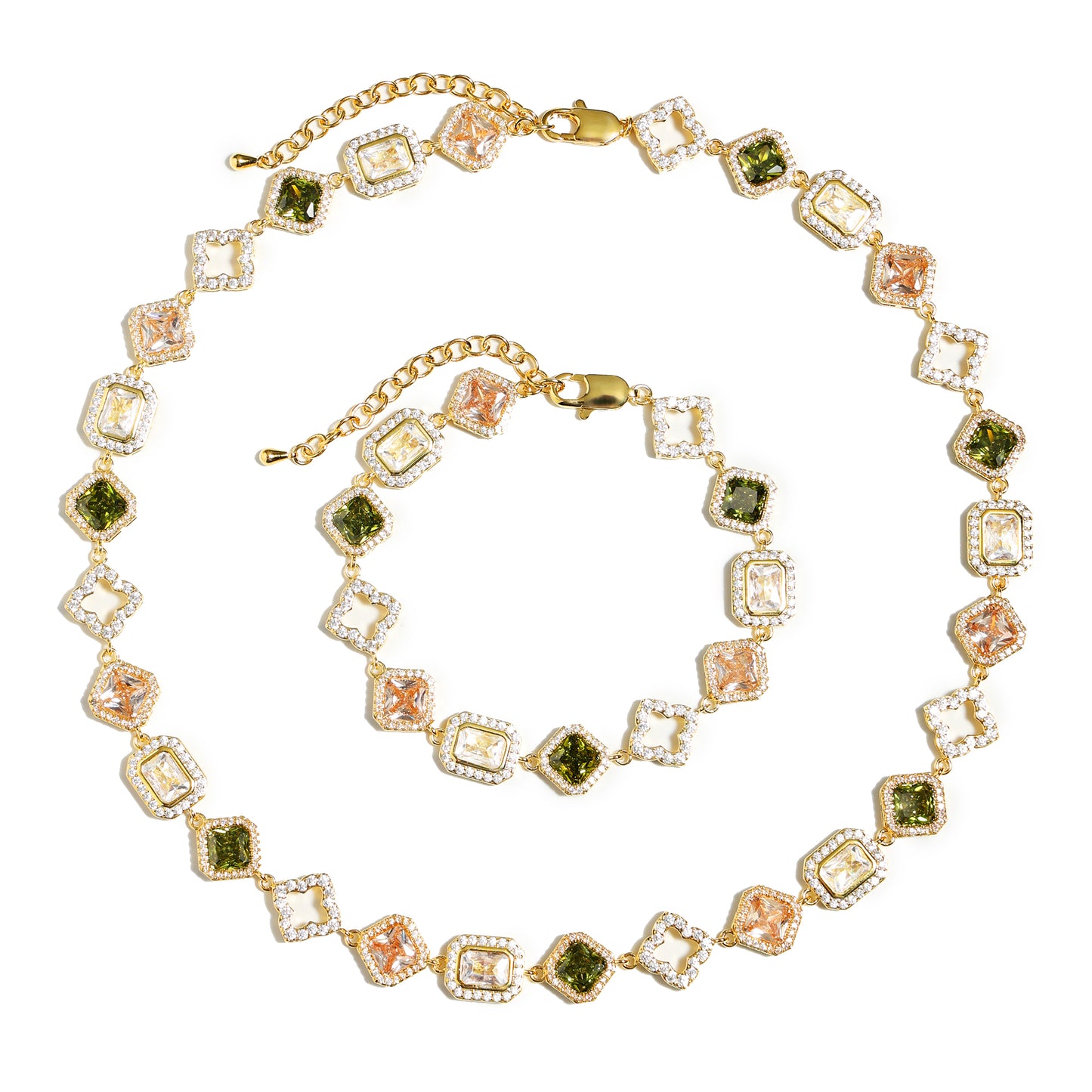 Fresh Harmony Gemstone Necklace